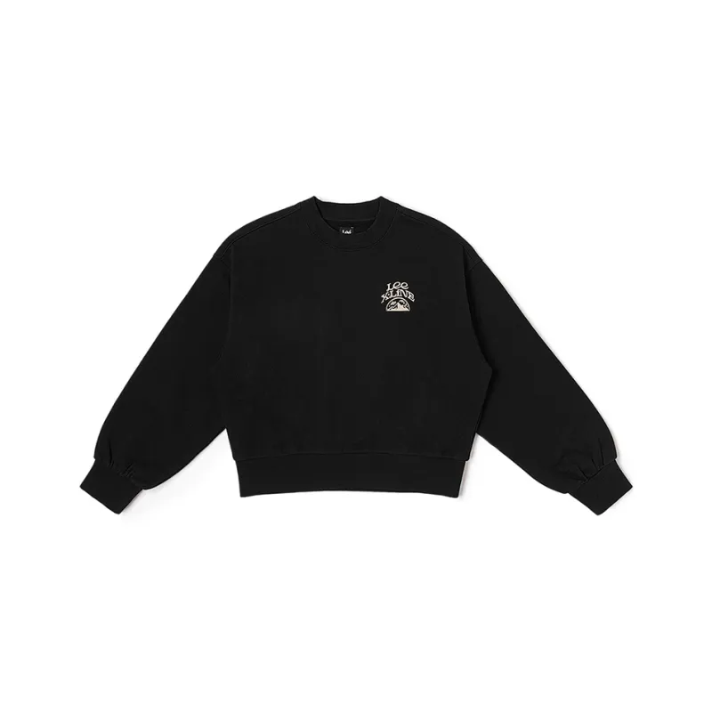 Lee Xline Sweatshirts Women's Black-0