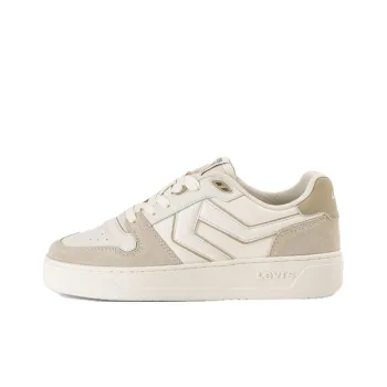 Levi's Low Top Skateboard Shoes Women's Beige Umber