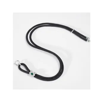 FUNNXI Synthetic Emerald Necklaces Unisex