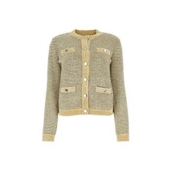 TORY BURCH Single Breasted Embellished Coat