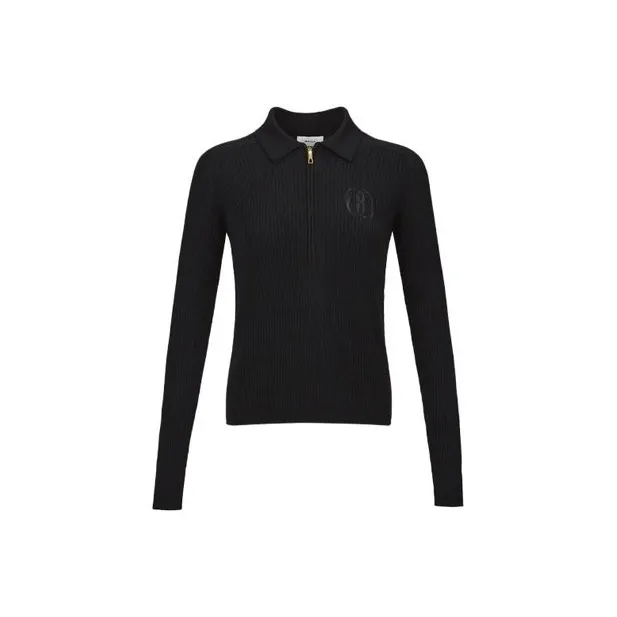 BALLY Logo embroidered Ribbed knit Jumper-0