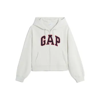 GAP Sweatshirt Women's Gray White