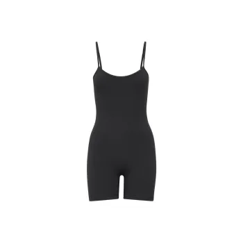 ARITZIA Golden BUTTER Essential 5' Romper Bodysuits Women's Black