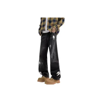 ZMHT Jeans Unisex Black