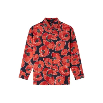 A.P.C Wendy Floral-Printed Long-Sleeved Shirt