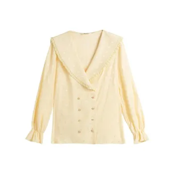 Olrain Shirts Women's Light Yellow