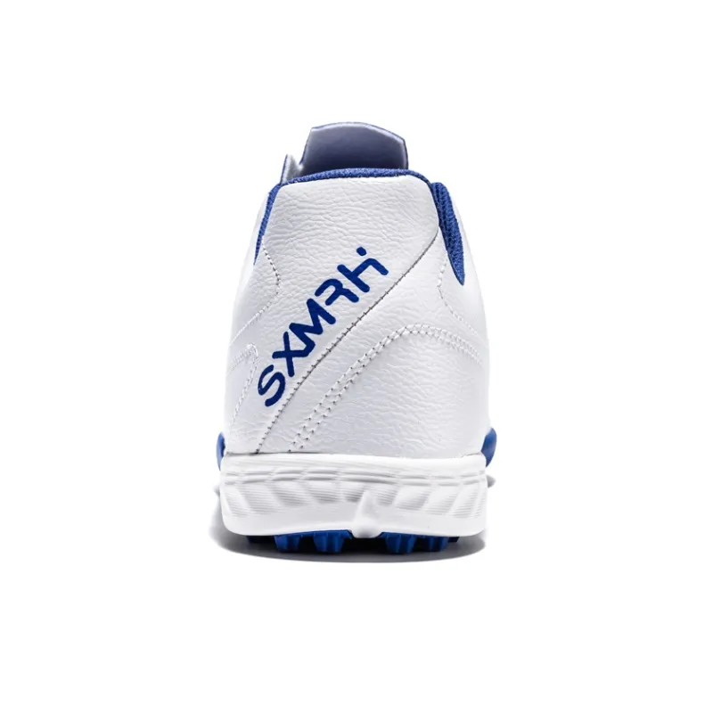 Binary TF Turf Cushioning Abrasion Resistant Lightweight Slip Resistant Soccer Shoes Unisex White Royal Blue-3