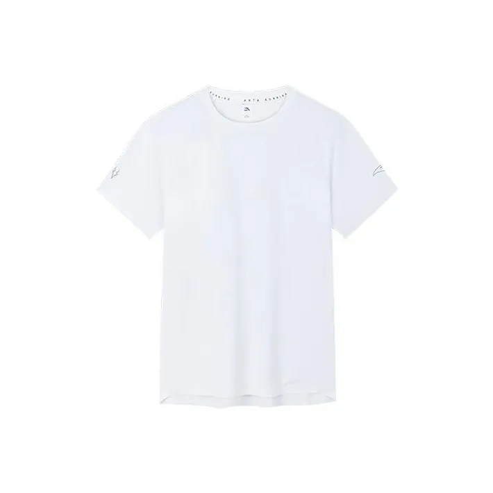 Anta Running Collection Raglan Sleeve T Shirt Women's Pure White-0