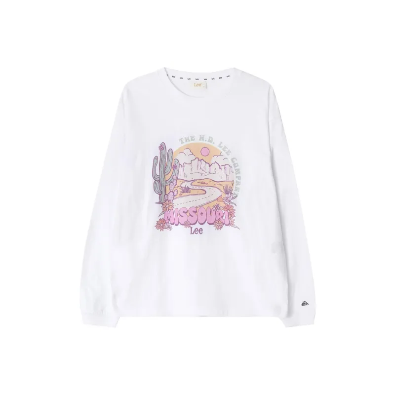 Lee T Shirts Women's White-0