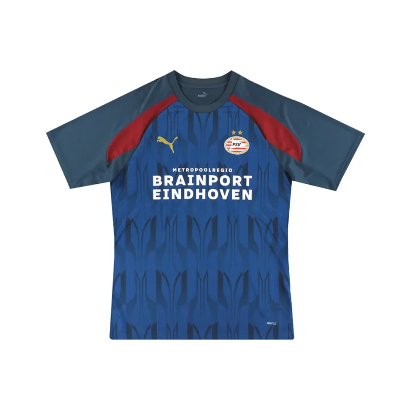 PUMA PSV Eindhoven 2023-24 Pre-Match Shirt Soccer Jerseys Men's Blue-0