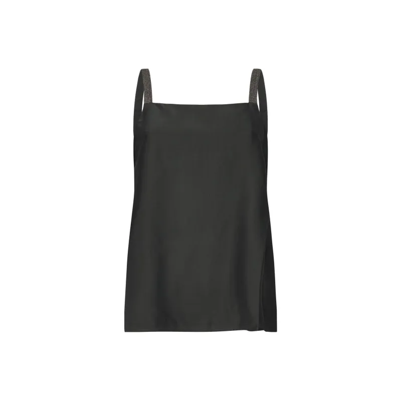 Fabiana Filippi Square Neck Sleeveless Top-0