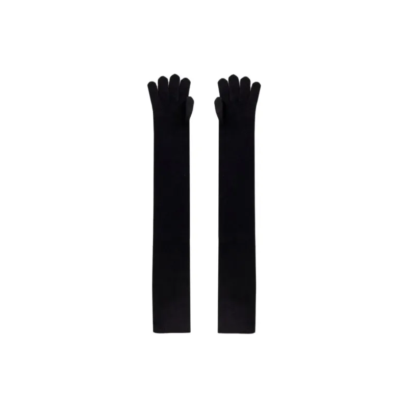 MaxMara Long Knit Gloves-0