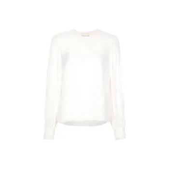 Ulla Johnson Greta Crepe Blouse