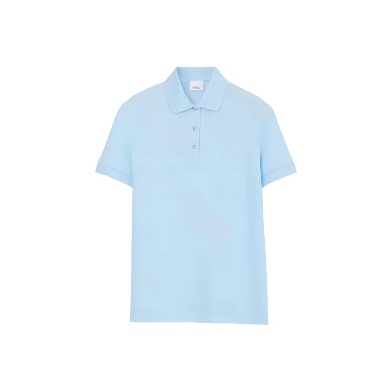Burberry Polo Shirt Women's Light Blue-0