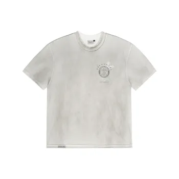 STK SMALL TOWN KID T Shirt Unisex Dirty Wash Gray
