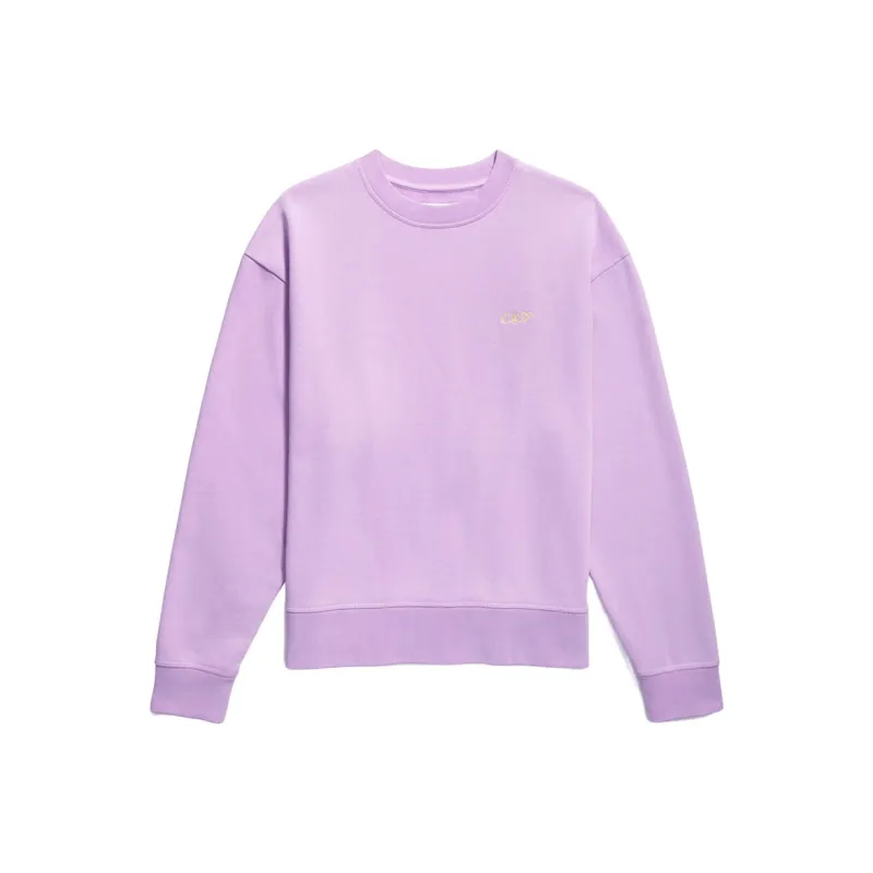 CALVIN KLEIN JENNIE Series Sweatshirt Women's Light Morning Glory Purple-0