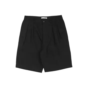 Sunflower Pleated Linen Shorts