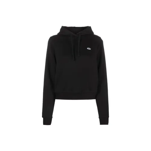 DIESEL F-Reggy-Hood-Doval-Pj Logo-appliqué Cotton Hoodie