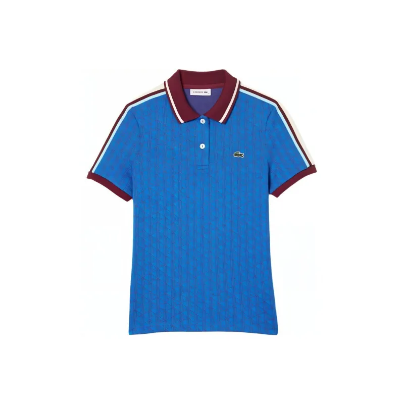 LACOSTE Polo Shirt Women's Blue-0