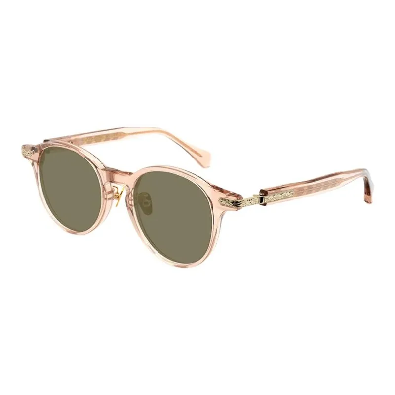 ROLLOTD Plate Frame Round Sunglasses Unisex-1
