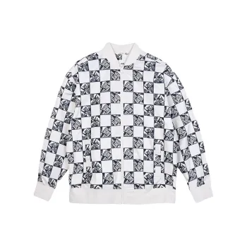 Vans OFF THE WALLCheck SKATE BOM Jacket Women's Black/White