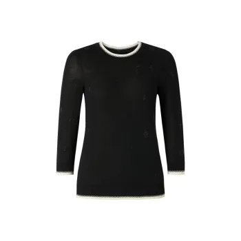 JZ. ANNAKRO Knitwear Women's Floral Black