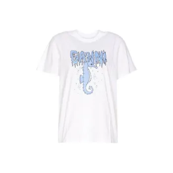 GANNI T-Shirts Women's White