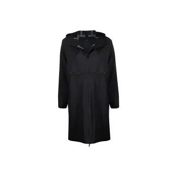 Moncler Hooded Rain Coat 'Black'