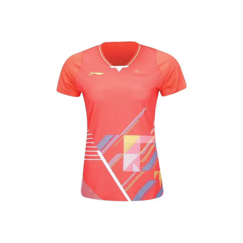 LINING T Shirts Women's Red-0