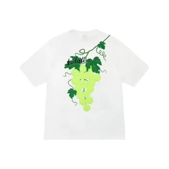 HOKLV T Shirt Unisex Black Ten Thousand Needles Embroidered