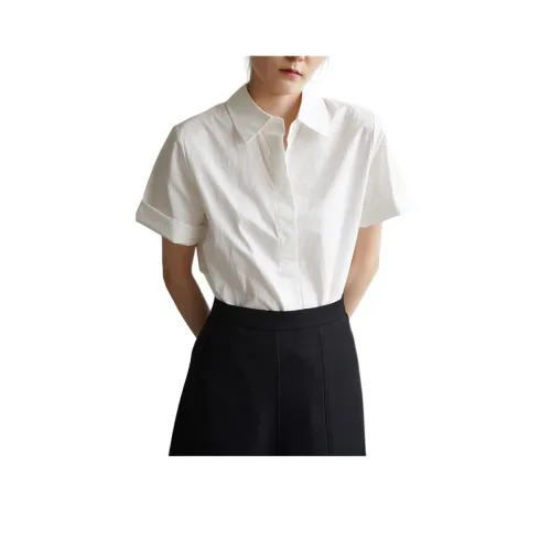 SHALLOW STREAMS Shirt Women's Pearl White