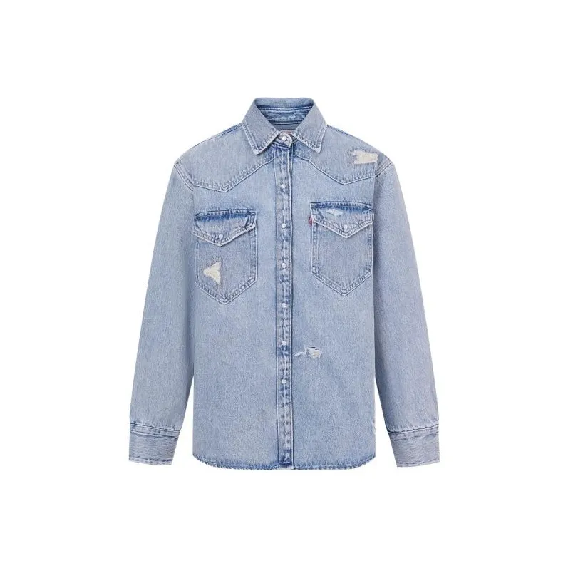 Levis Shirts Women's Blue-0