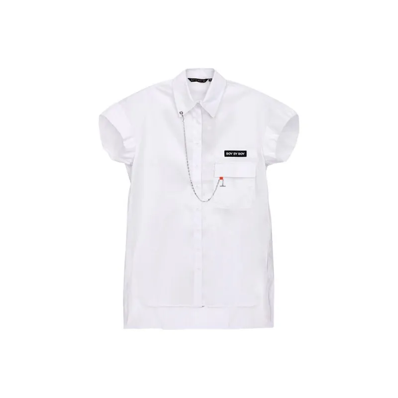 BOY BY BOY Shirts Women's White-0
