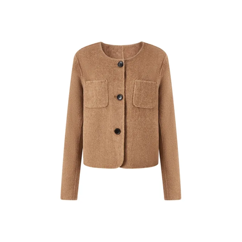 Katie Ermilio Jacket Women's Coffee-0