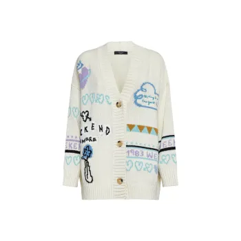 WEEKEND MaxMara Acacia Oversized Knitted Cardigan