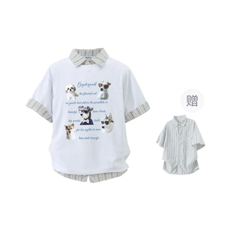 OGEK Shirt Matching Sets Unisex-0