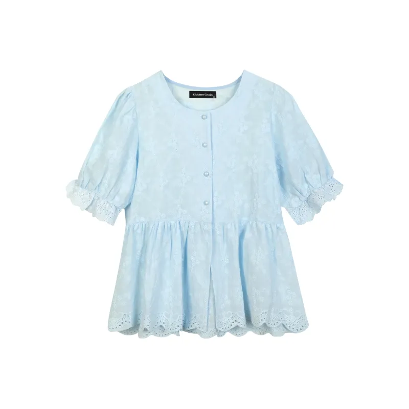 EIDOLON GRAIN Shirts Women's Light Blue-0