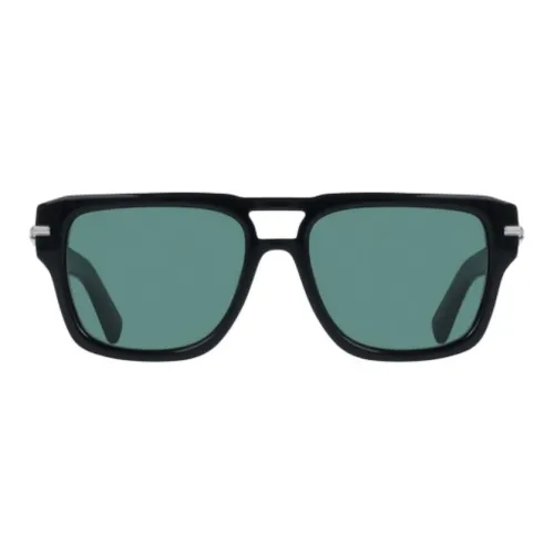 FERRAGAMO Acetate Metal Plastic Aviator Sunglasses Men's Multicolor