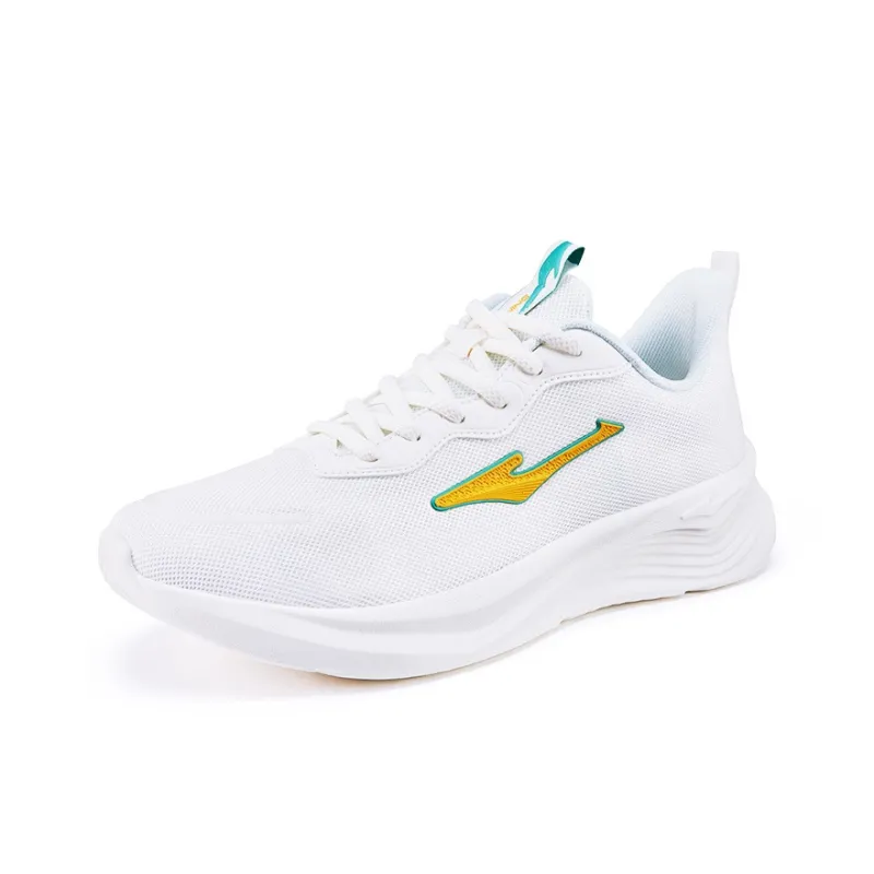 Erke Running Shoes Men Low Top Microcrystalline White/Orange Yellow-1