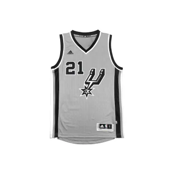 Adidas x NBA SWINGMAN Fan Edition San Antonio Spurs Basketball Jersey Unisex Gray