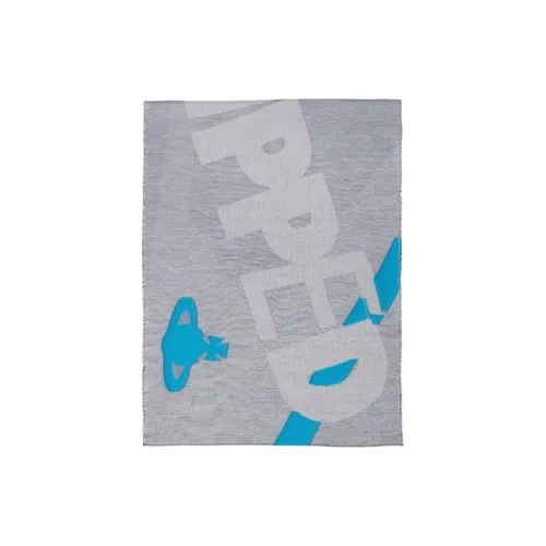 Vivienne Westwood Cotton, Wool Knit Scarves Men's Gray
