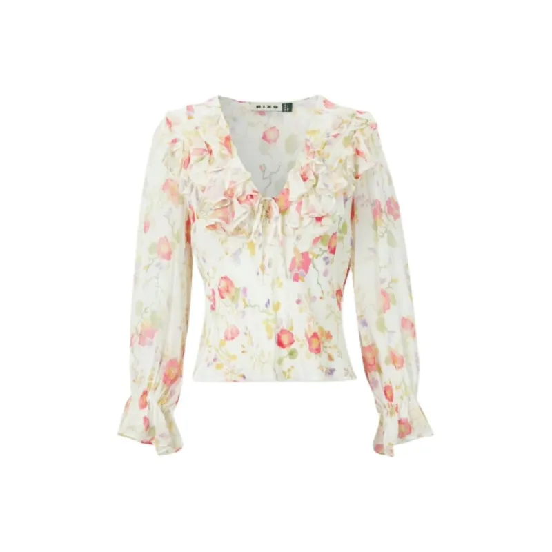 Rixo SS24 Shirt Women's Multicolor-0