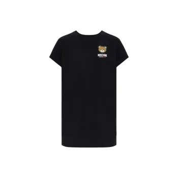 MOSCHINO Teddy Bear Patch Long T-Shirt