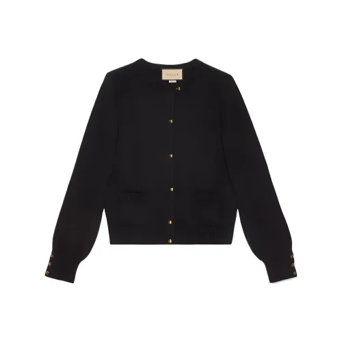 GUCCI Crew neck Wool Cardigan