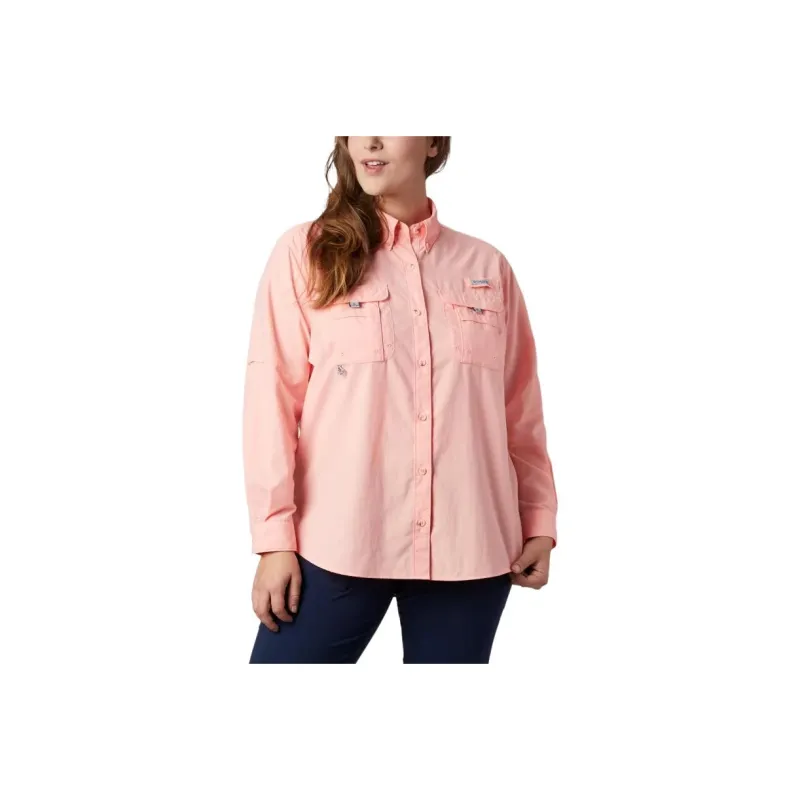 Columbia PFG Bahama™ Shirt Women's Tiki Pink-0