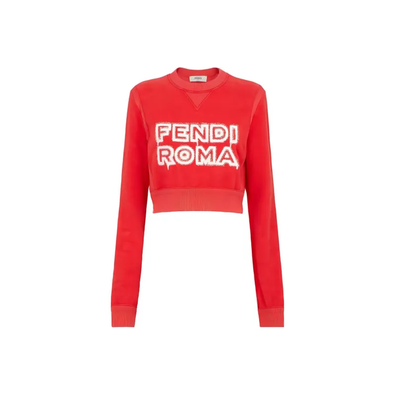 FENDI SS23 Chinese New Year Sweatshirt Women's Red-0