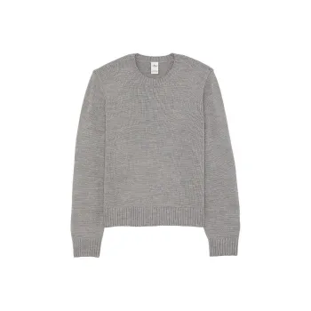 Victoria's Secret PINK By Frankies Bikinis Mae Crewneck Sweater / HG Knitwear Women's Gray