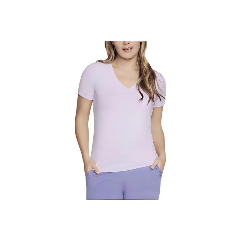 Skechers GO DRI Serene T-Shirt Women's Light Purple-0