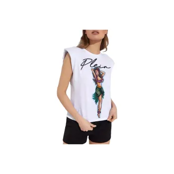 PHILIPP PLEIN Hawaii Logo print Tank Top