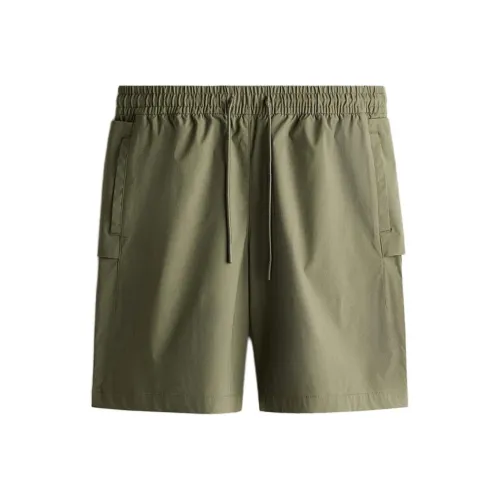H&M Casual Shorts Men's Khaki Green